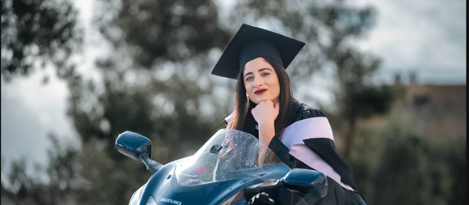 Graduation photography portrait